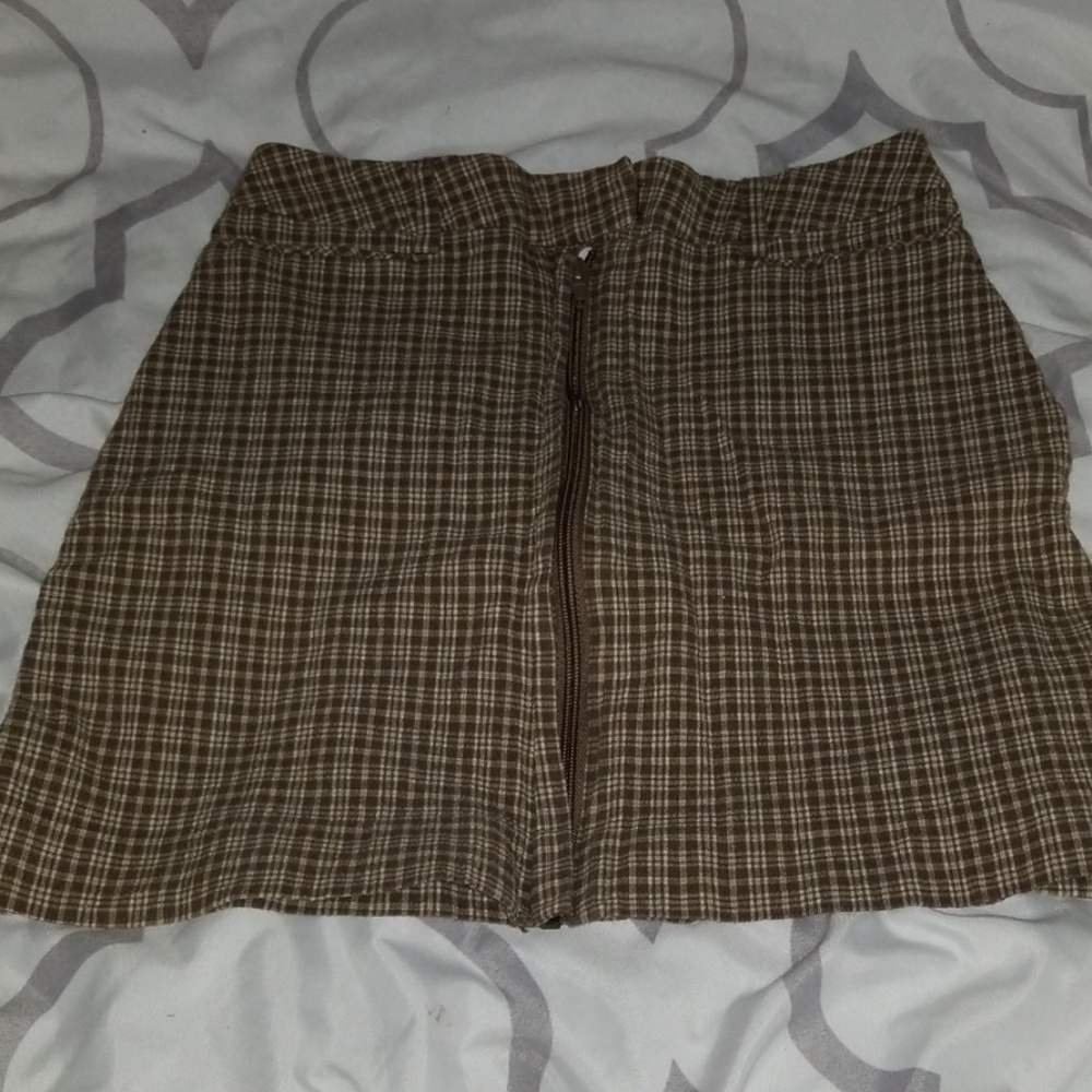 Plaid skirt